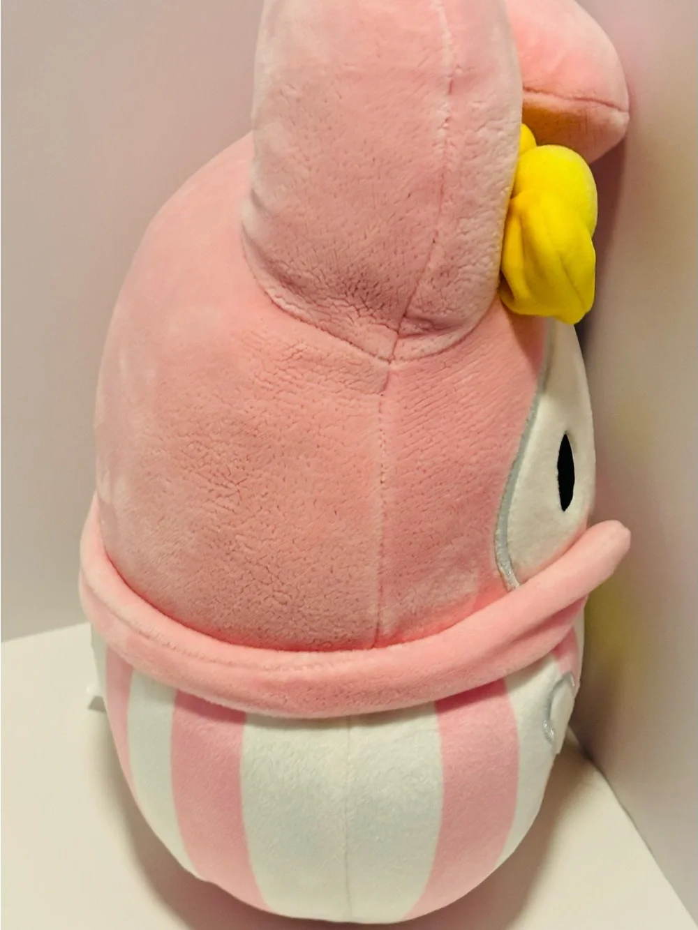 3 for$30 Sanrio My Melody Pink and White Striped Plush Pillow - Picture 6 of 9